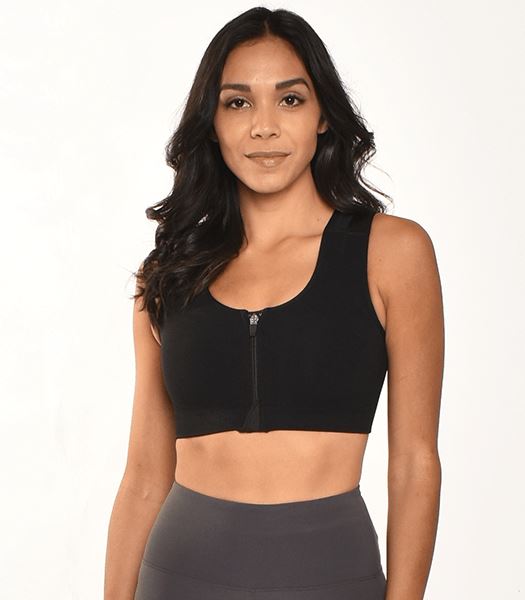 AlignMe Zipper Posture Sports Bra For Women